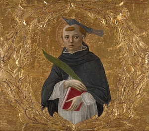 Saint Peter Martyr [ca. 1475] by Benvenuto di Giovanni [1436–1509–17]